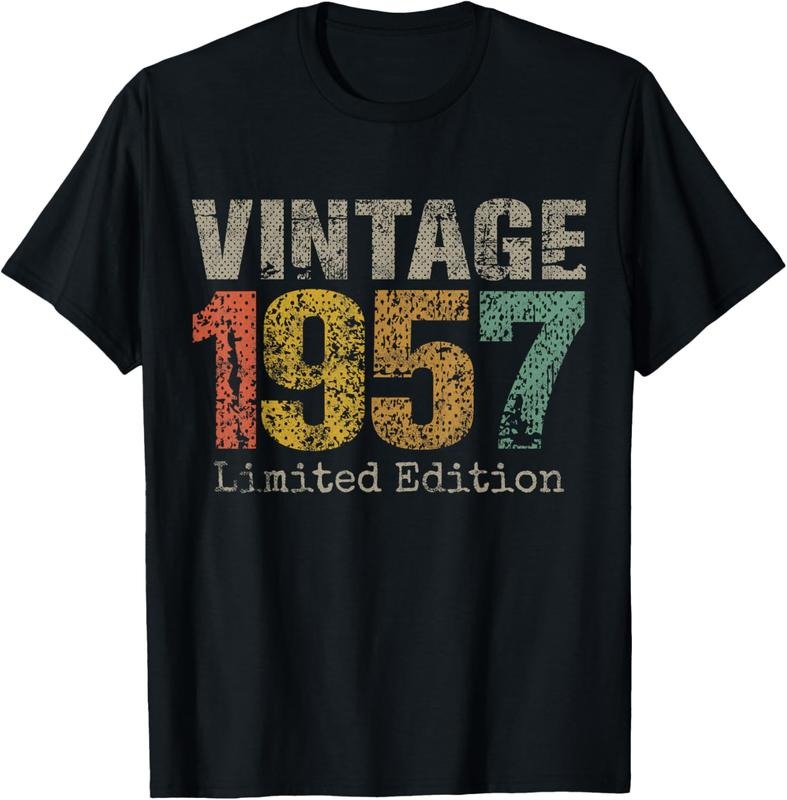 100% Cotton 67 Year Old Gifts Vintage 1957 Limited Edition 67th Birthday T-Shirt Hoodie, Sweatshirt | PrintMintTees.com