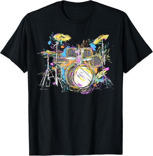 100% Cotton Abstract art drums musician music band throne noose T-Shirt Hoodie Sweatshirt | PrintMintTees.com