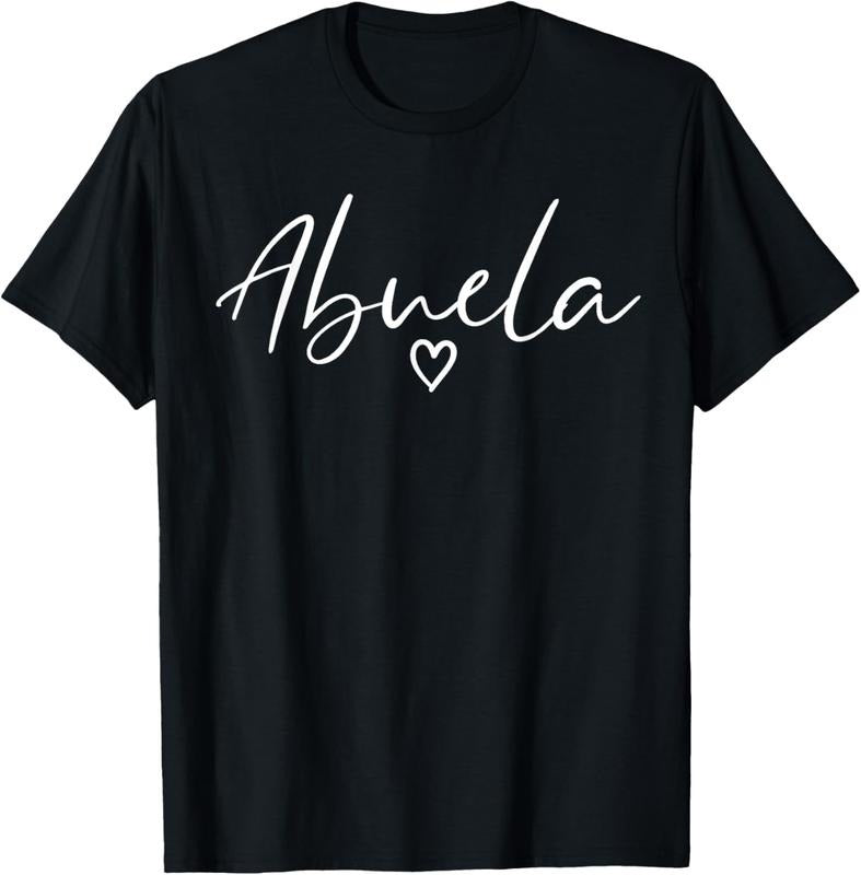 100% Cotton Abuela Grandma Heart Abuela T-Shirts, Hoodie, Sweatshirt