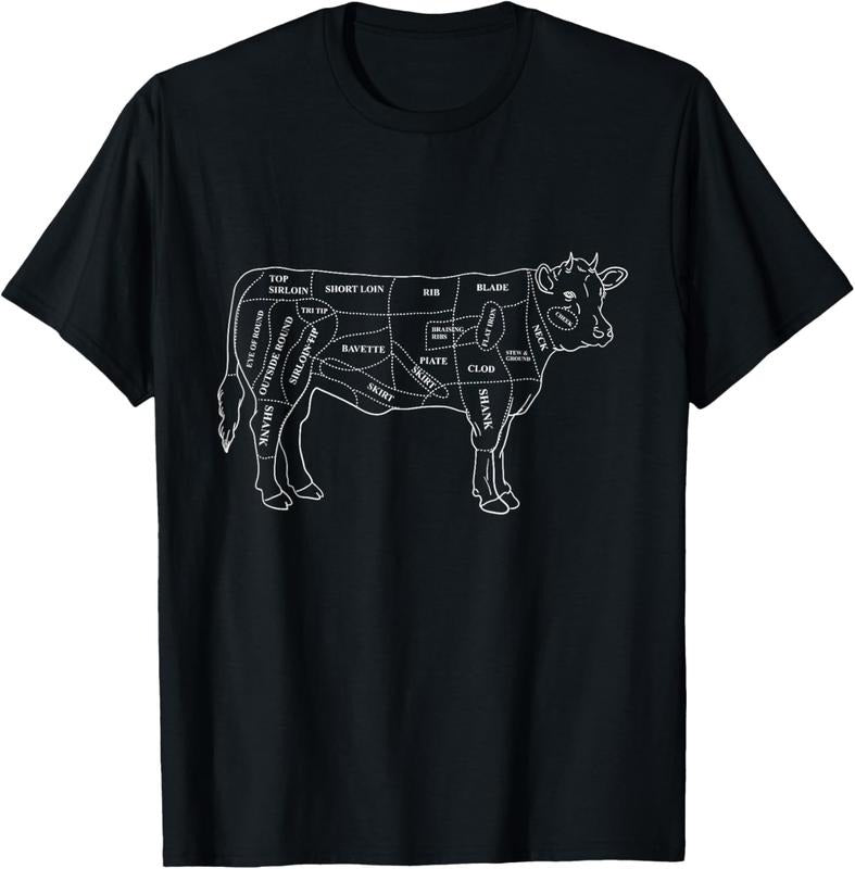 100% Cotton Anatomy of the Bark - Gift for Butchers T-Shirt Hoodie Sweatshirt | PrintMintTees.com