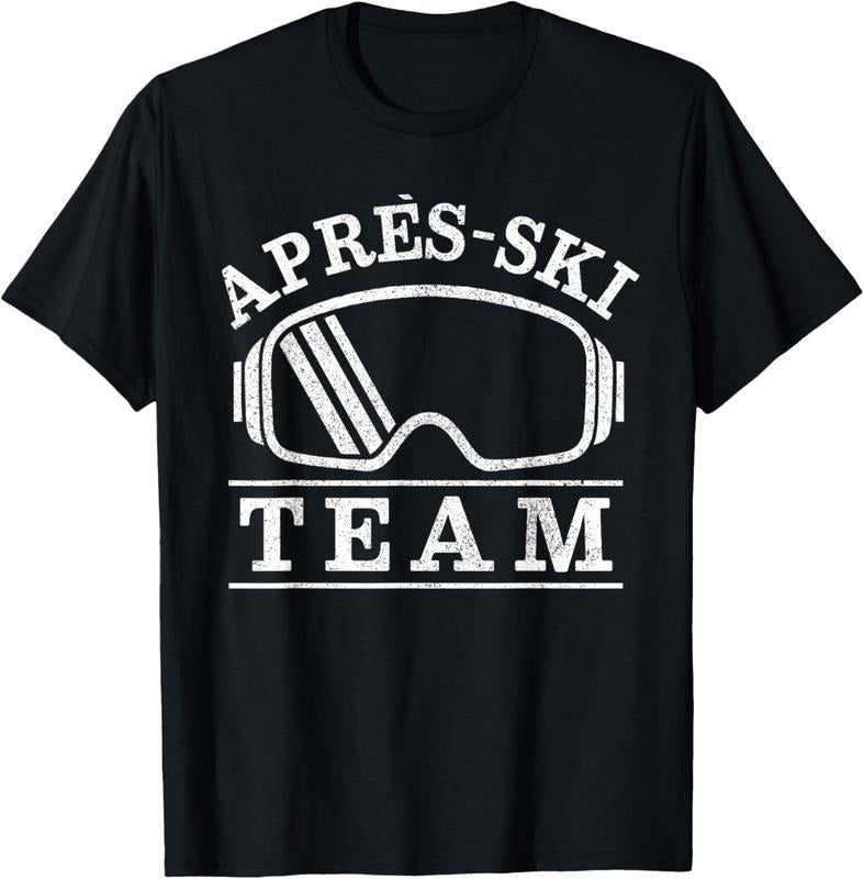 100% Cotton Apres Ski Goggles Party Team Skier Gift T-Shirt Hoodie Sweatshirt | PrintMintTees.com