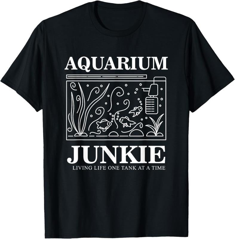 100% Cotton Aquarium Junkie Aquarist Tank Fish Keeping Lover Shirt Hoodie Sweatshirt