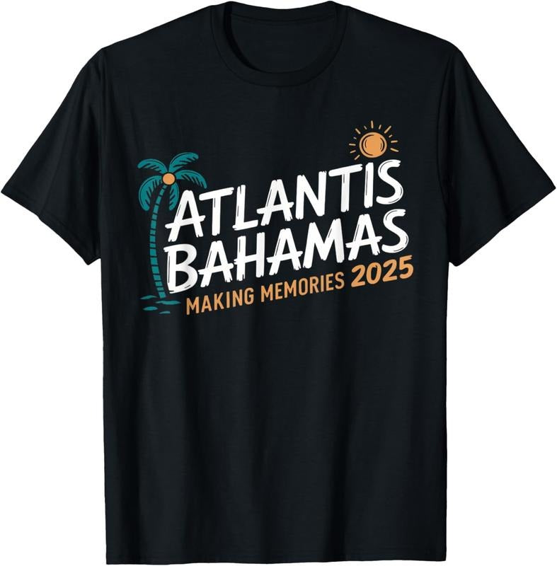 100% Cotton Atlantis Bahamas 2025 Family Trip Friends Group Vacation T-Shirt Hoodie, Sweatshirt | PrintMintTees.com