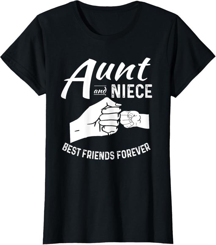 100% Cotton Aunt And Niece Matching Outfits Women and T-Shirt T-Shirt Hoodie, Sweatshirt | PrintMintTees.com