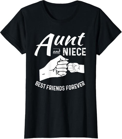 100% Cotton Aunt And Niece Matching Outfits Women and T-Shirt T-Shirt Hoodie, Sweatshirt | PrintMintTees.com