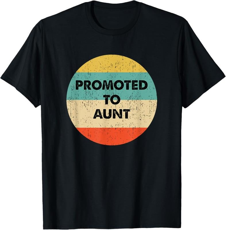 100% Cotton Aunt to Be: Promoted to Aunt T-Shirt Hoodie Sweatshirt | PrintMintTees.com