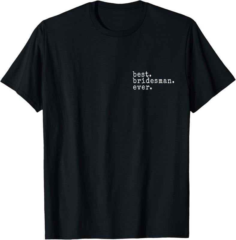 100% Cotton Awesome Best. Bridesman. Ever. Funny Meme Gift T-Shirt Hoodie Sweatshirt | PrintMintTees.com