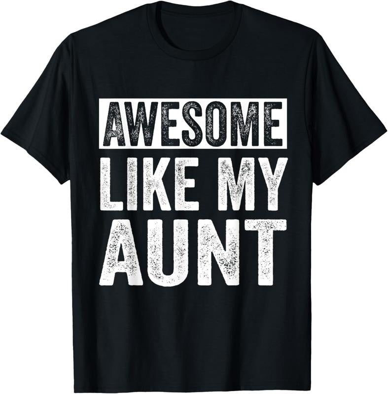 100% Cotton Awesome Like My Aunt by OA T-Shirt Hoodie, Sweatshirt | PrintMintTees.com
