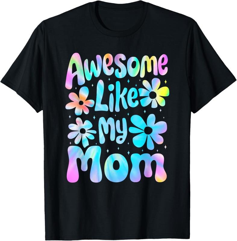 100% Cotton Awesome Like My Mom Mommy Groovy T-Shirts, Hoodie, Sweatshirt