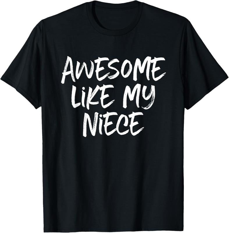 100% Cotton Awesome Like My Niece Cool T-Shirt Hoodie, Sweatshirt | PrintMintTees.com