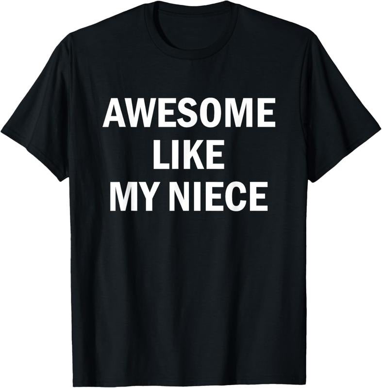 100% Cotton Awesome Like My Niece Shirt Hoodie Sweatshirt