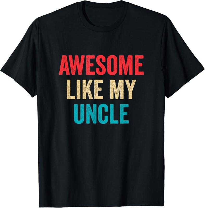 100% Cotton Awesome Like My Uncle - Funny Niece Nephew T-Shirt Hoodie, Sweatshirt | PrintMintTees.com