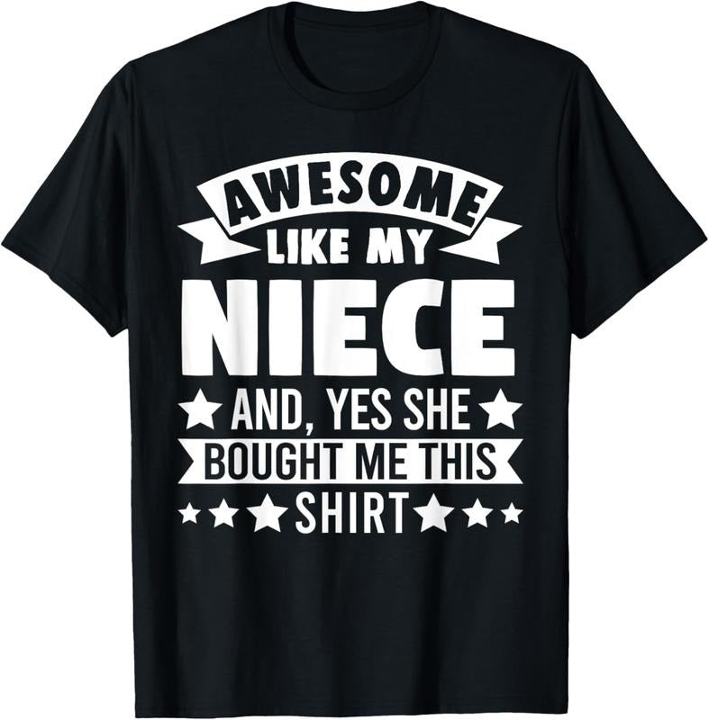 100% Cotton Awesome like my Niece Uncle Aunt T-Shirt Hoodie Sweatshirt | PrintMintTees.com