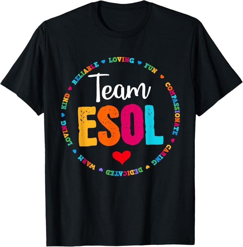 100% Cotton Back School Teachers Crew Students Team ESOL Teacher T-Shirts, Hoodie, Sweatshirt