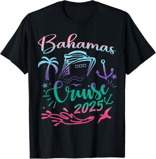 100% Cotton Bahamas Cruise 2025 Family Vacation Trip Matching T-Shirt Hoodie, Sweatshirt | PrintMintTees.com