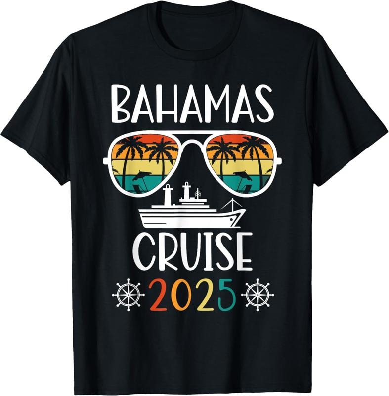 100% Cotton Bahamas Cruise 2025 Vacation Trip Matching Family Group T-Shirt Hoodie, Sweatshirt | PrintMintTees.com