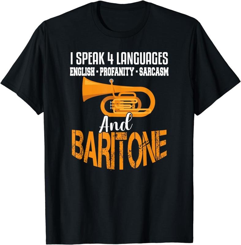 [100% Cotton]Baritone Shirt Sarcastic Baritone Quote Marching Band T-Shirt Hoodie Sweatshirt | PrintMintTees.com