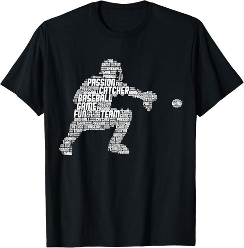 100% Cotton Baseball Catcher Youth Men  Boys T-Shirt Hoodie Sweatshirt | PrintMintTees.com