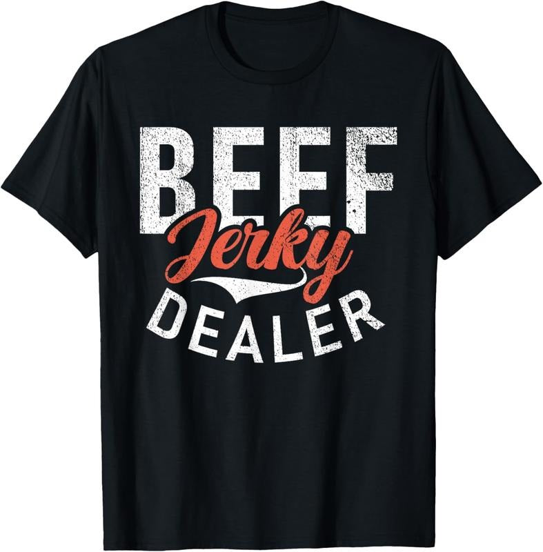 100% Cotton Beef Jerky Dealer Funny Beef Jerky T-Shirt Hoodie Sweatshirt | PrintMintTees.com