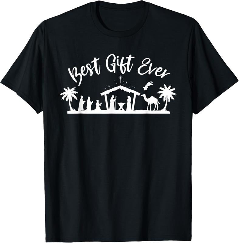100% Cotton Best Ever Christmas Cool Jesus Nativity Scene Christian T-Shirt Hoodie Sweatshirt | PrintMintTees.com