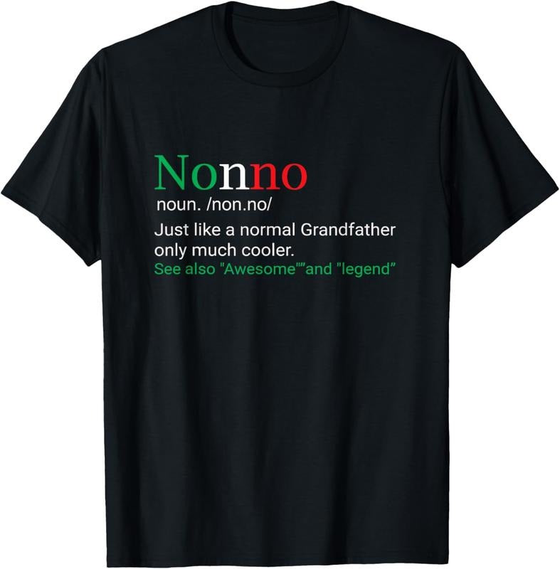 100% Cotton Best Funny Nonno Italian Grandfather Definition Gift T-Shirt T-Shirt Hoodie, Sweatshirt | PrintMintTees.com
