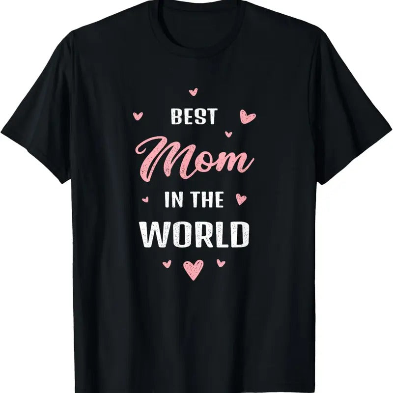 100% Cotton Best Mom in the World Best Mom Ever Mothers Day Design T-Shirt Hoodie, Sweatshirt | PrintMintTees.com