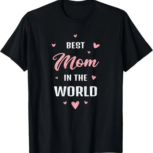 100% Cotton Best Mom in the World Best Mom Ever Mothers Day Design T-Shirt Hoodie, Sweatshirt | PrintMintTees.com