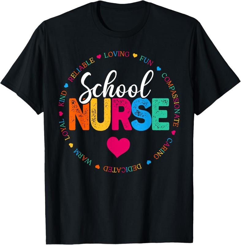 100% Cotton Best School Nurse Ever Appreciation Gift Nursing School T-Shirt Hoodie, Sweatshirt | PrintMintTees.com