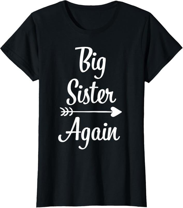100% Cotton Big Sister Again  Big Sister T-Shirt Hoodie, Sweatshirt | PrintMintTees.com