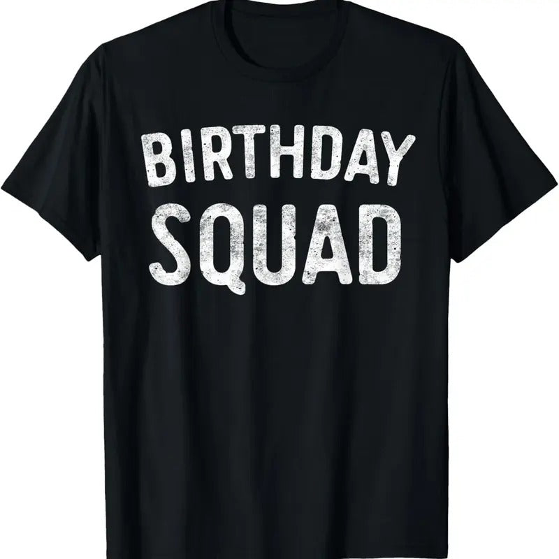 100% Cotton Birthday Squad Family Birthday Squad T-Shirt Hoodie, Sweatshirt | PrintMintTees.com