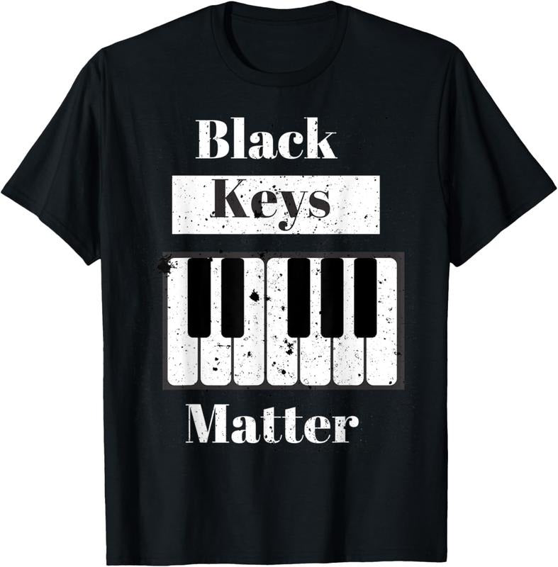 100% Cotton Black keys matter, This not just a piano gift Design T-Shirt Hoodie, Sweatshirt | PrintMintTees.com