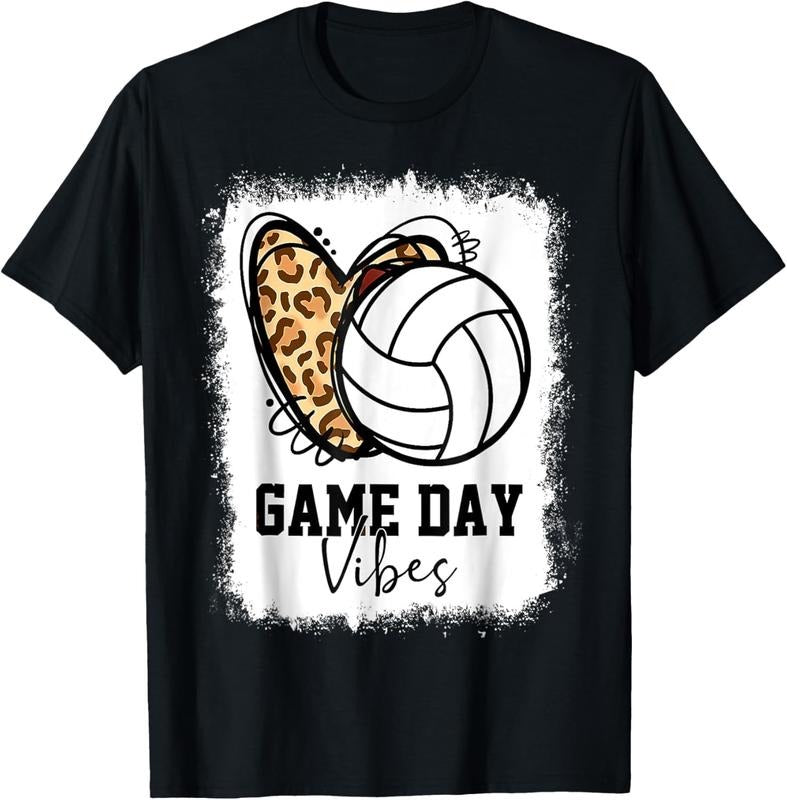100% Cotton Bleached Volleyball Game Day Volleyball Mom Game Day T-Shirts, Hoodie, Sweatshirt