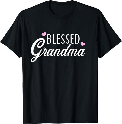 100% Cotton Blessed Grandma T-Shirt Hoodie, Sweatshirt | PrintMintTees.com