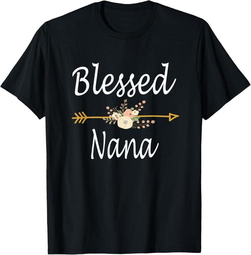 100% Cotton Blessed Nana Shirt Cute Mothers Day Gifts T-Shirt Hoodie, Sweatshirt | PrintMintTees.com