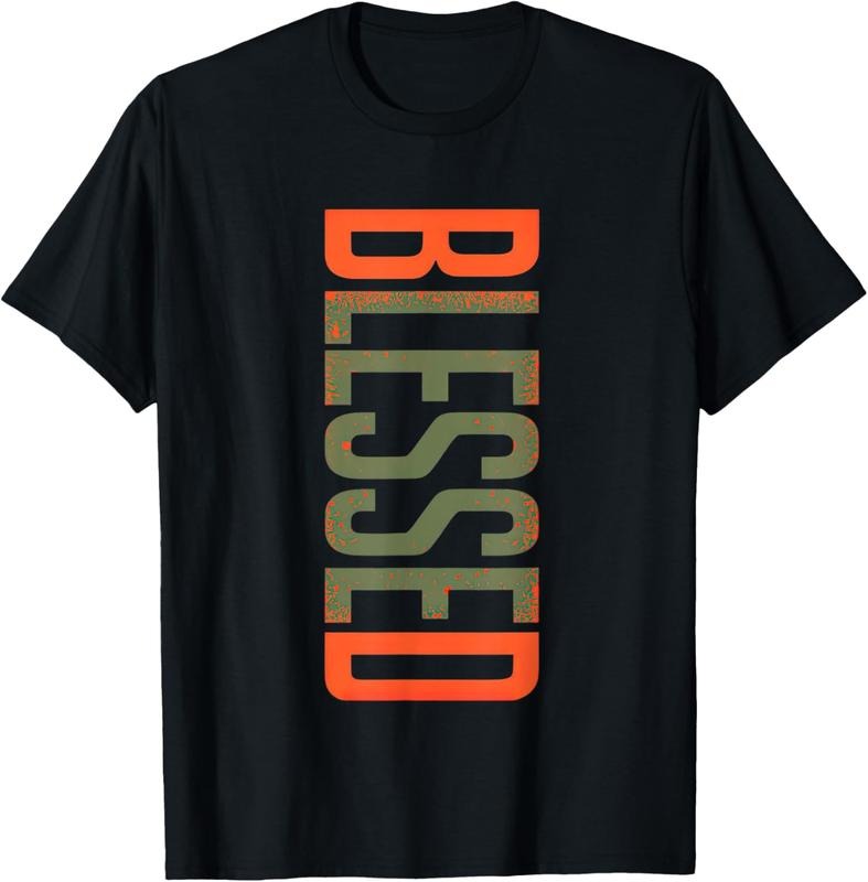 100% Cotton Blessed Olive Army Solar Orange Color Match T-Shirts, Hoodie, Sweatshirt