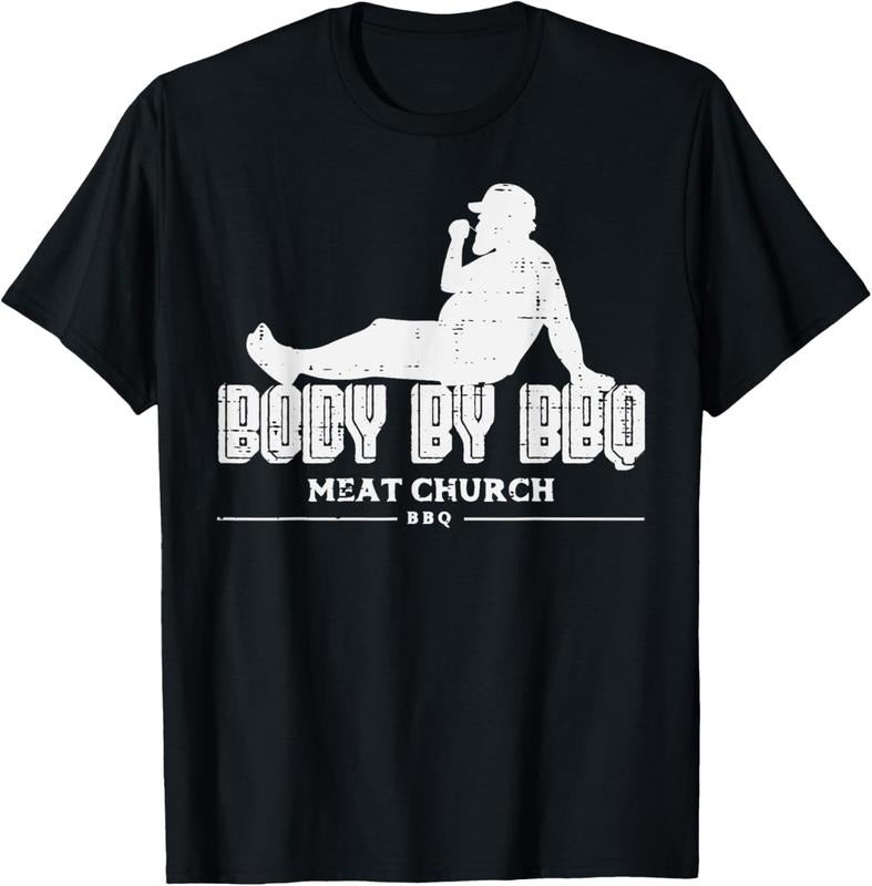 100% Cotton Body By Bbq Funny Barbecue Grill Meat Lover Men Women  T-Shirt Hoodie Sweatshirt | PrintMintTees.com