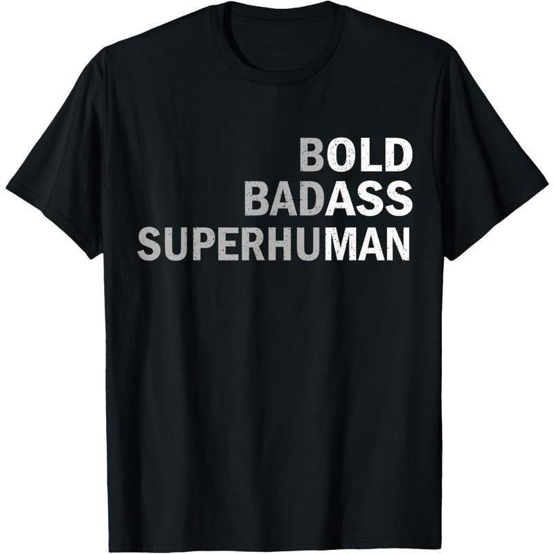 100% Cotton Bold Bad-ass Superhuman Funny Old Man Father Day Gifts Ideas T-Shirt Hoodie Sweatshirt | PrintMintTees.com