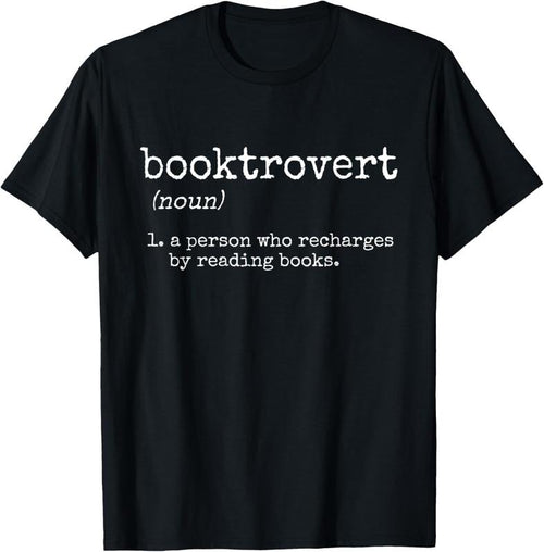 100% Cotton Booktrovert, Funny Book Reader T-Shirt Hoodie, Sweatshirt | PrintMintTees.com