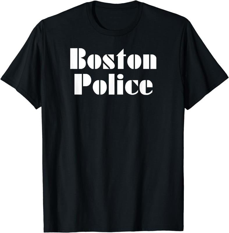 [100% Cotton]Boston PD Shirt Vintage Police Tee Hoodie Sweatshirt | PrintMintTees.com