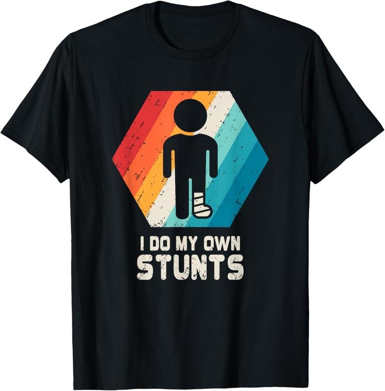 100% Cotton Broken Leg Shirt Ankle Knee Foot Injury Get Well Soon Gift T-Shirt Hoodie Sweatshirt | PrintMintTees.com