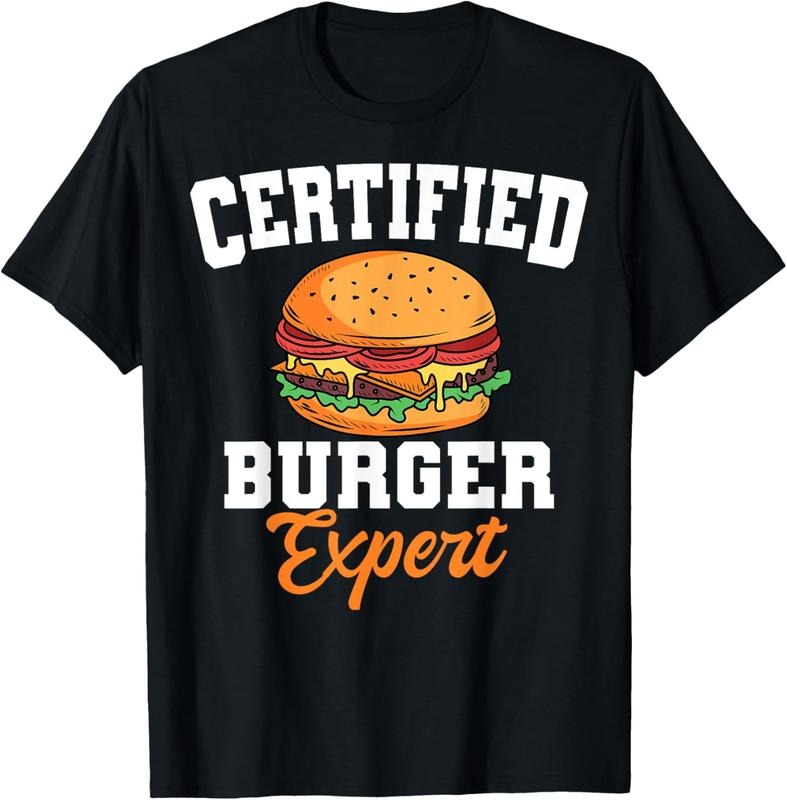 100% Cotton Burger Expert Fast Food Hamburger French Fries Shirt Hoodie Sweatshirt