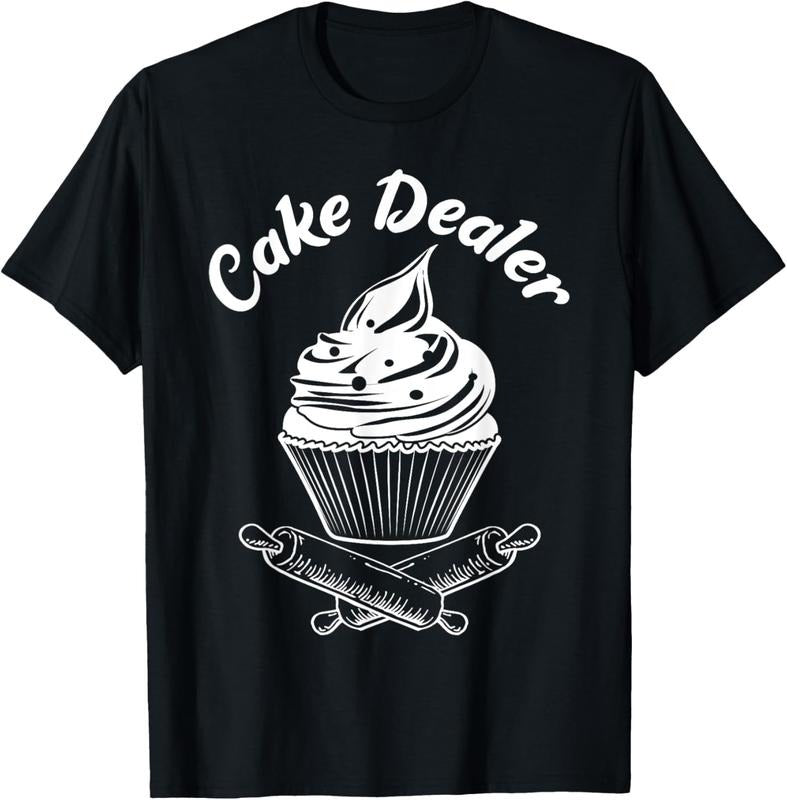 100% Cotton Cake Dealer Funny Cupcake Baker Baking Love Kitchen Gift T-Shirt Hoodie, Sweatshirt | PrintMintTees.com