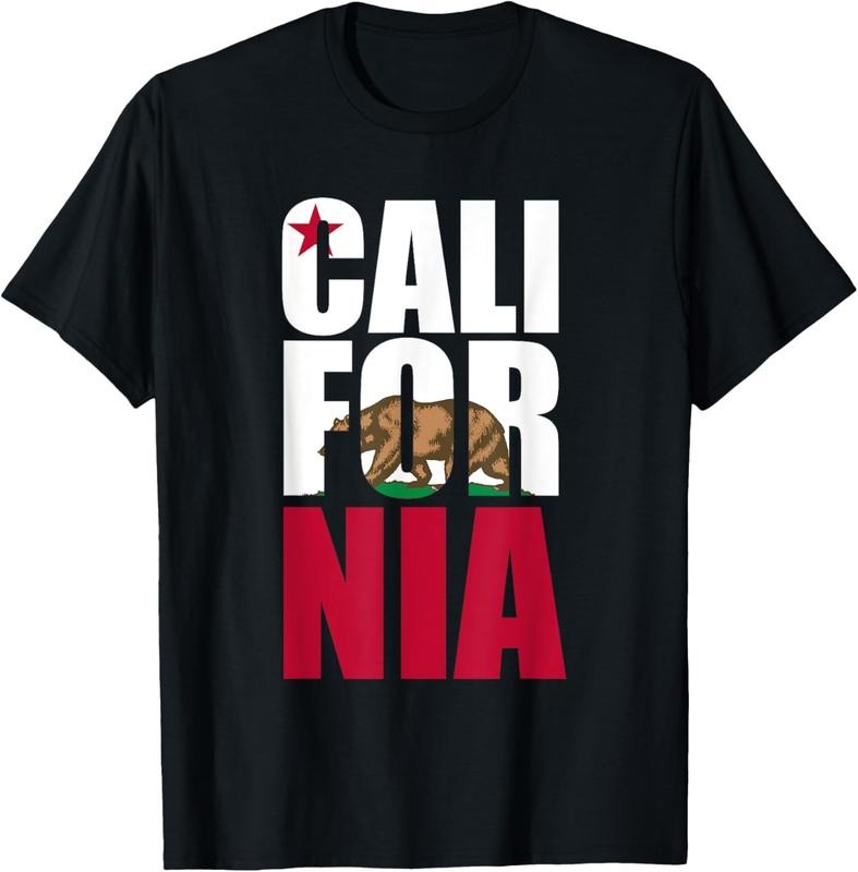100% Cotton California Republic Bear T-Shirt Hoodie Sweatshirt | PrintMintTees.com