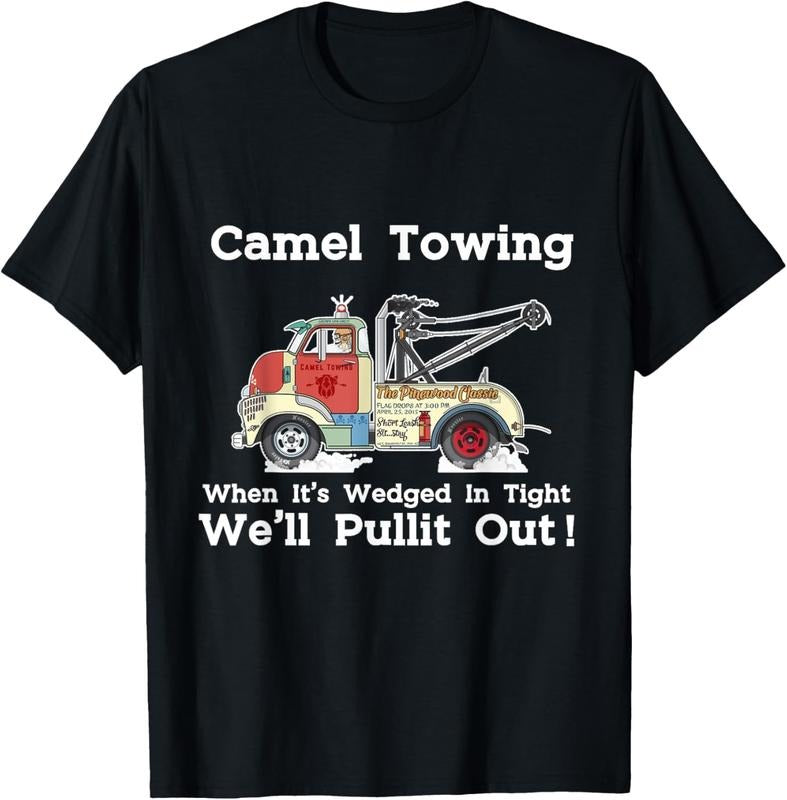 100% Cotton Camel Towing Funny Adult Humor Rude 2025 For Men Quotes T-Shirt Hoodie Sweatshirt | PrintMintTees.com