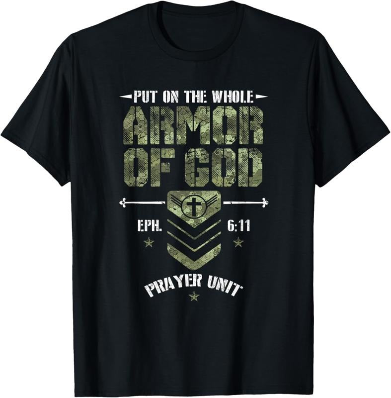 100% Cotton Camo Armor Of God Christians Religious Camouflage T-Shirt Hoodie Sweatshirt | PrintMintTees.com