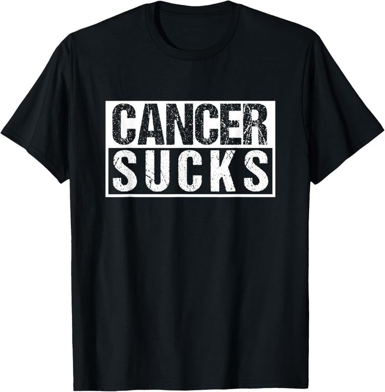 100% Cotton Cancer Sucks For A Cancer Survivor Gift T-Shirt Hoodie Sweatshirt | PrintMintTees.com