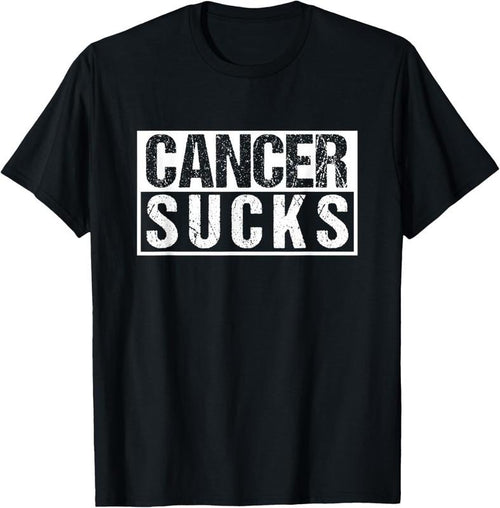 100% Cotton Cancer Sucks For A Cancer Survivor Gift T-Shirt Hoodie Sweatshirt | PrintMintTees.com