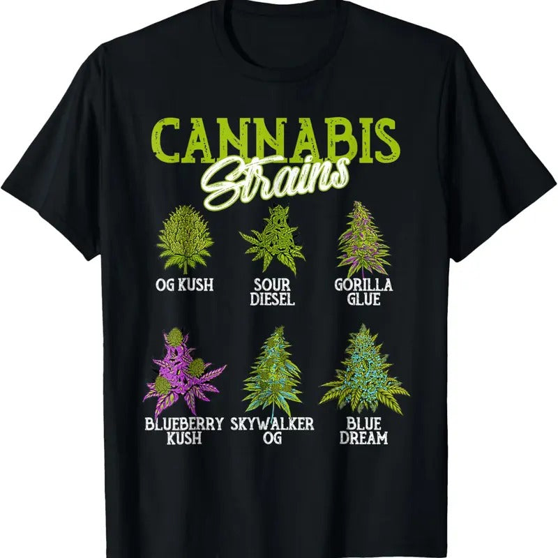 100% Cotton Cannabis Strain Weed Cannabis Marijuana T-Shirt Hoodie, Sweatshirt | PrintMintTees.com