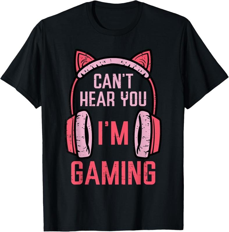 100% Cotton Cant Hear You Im Gaming Video Gamer T-Shirts, Hoodie, Sweatshirt