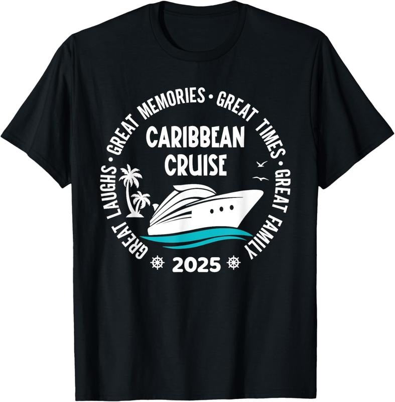 100% Cotton Caribbean Cruise 2025 Vacation Trip Matching Family Group T-Shirts, Hoodie, Sweatshirt
